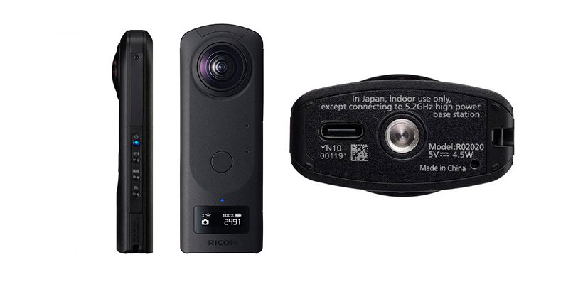 A camera that can shoot 360-degree spherical images in a single shot RICOH THETA Z1 51GB